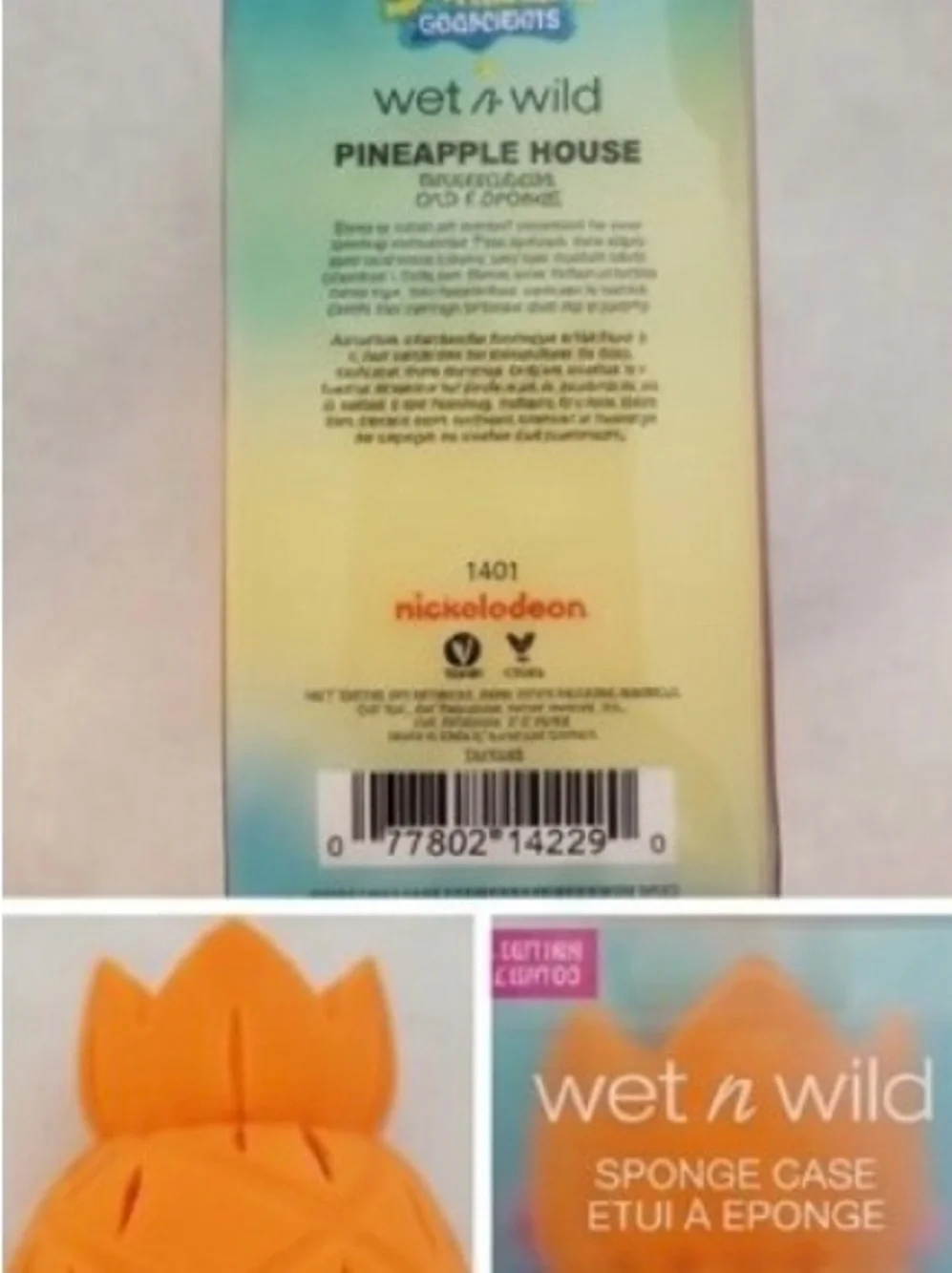 Wet n Wild x SpongeBob SquarePants Sponge Case